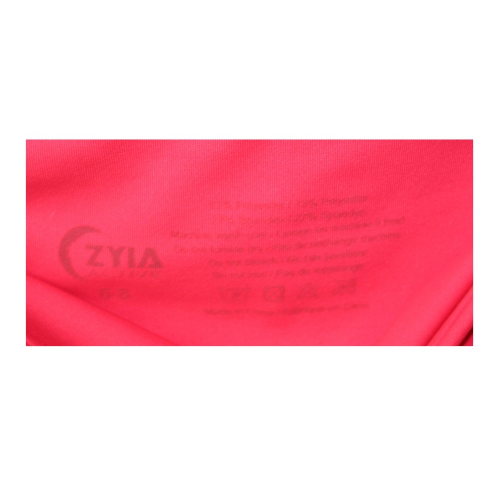 Zyia‎ Active Legging Women's 6-8 Pink Light N Tight  Hi-Rise Reflective Stripe - Picture 3 of 3